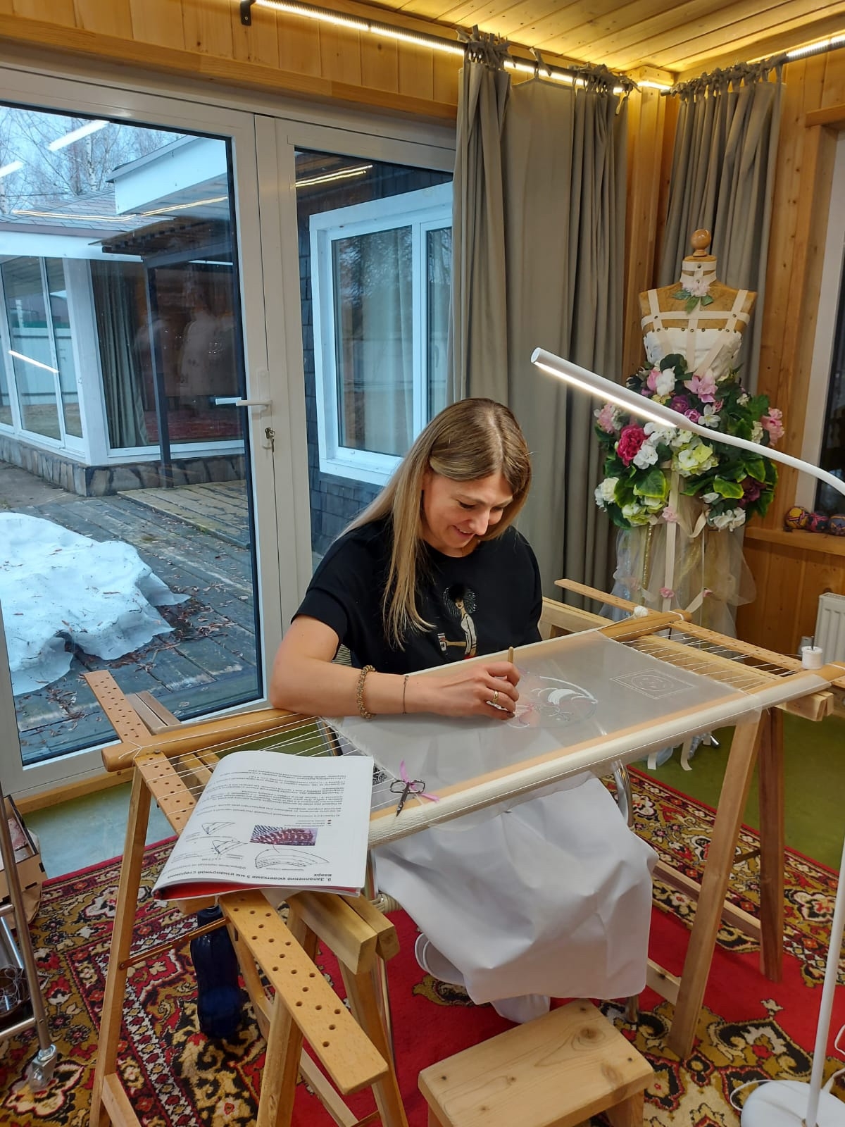 Правильное натяжение такни при ручной вышивке