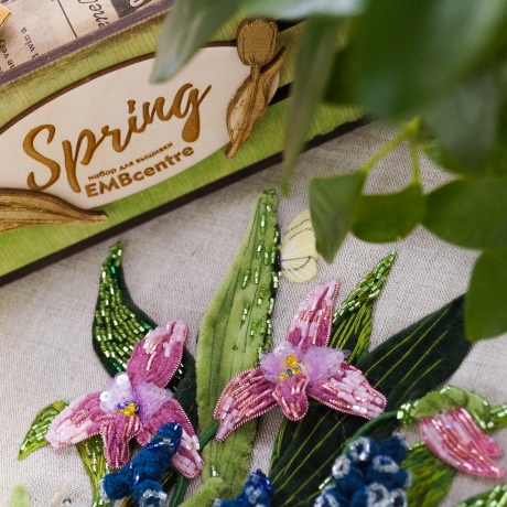 Обучение ручной вышивке: онлайн курс "Весна" от EMBcentre
