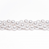 Кристальный жемчуг Crystal White Pearl (650), 6 мм