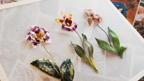 Онлайн курс по вышивке иглой "Орхидеи"