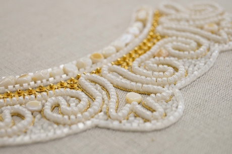 Обучение ручной вышивке на курсе "Морские узоры" , школа вышивки Ембцентр г. Ярославль