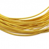 EMB1442 1,25 мм канитель жесткая (желтое золото) 