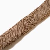 6 нитей (0,8 мм) шнур витой металлизированный Light Copper (Индия) 