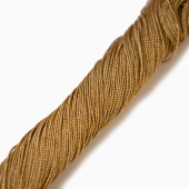 6 нитей (0,8 мм) шнур витой металлизированный Red Gold (Индия)