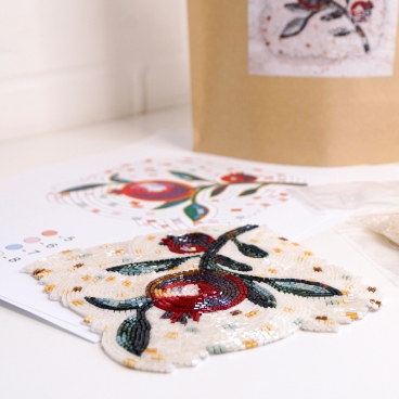 Набор материалов для вышивки к онлайн-курсу "Римская мозаика"