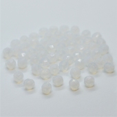 B 01000 5 мм White Opal граненые бусины (стекло) 