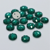 635 8 мм стразы пришивные Asfour Lobith (круг) Emerald