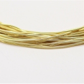 EMB101 1 мм канитель гладкая (темное золото)